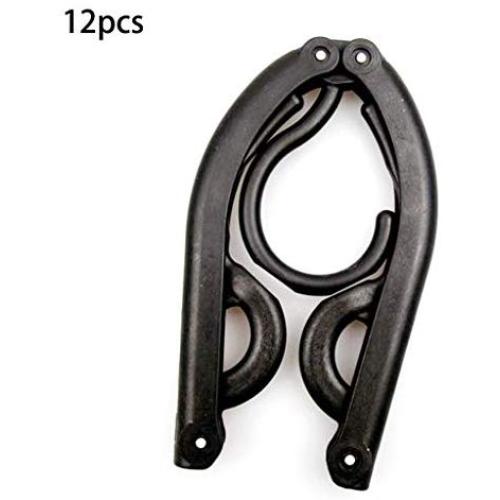 YOYOHOT 12 Pcs Clothes Hanger Travel Hangers - Portable Folding Clothes Hangers Travel Accessories Foldable Clothes Drying Rack for Travel