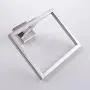 KES SUS 304 Stainless Steel Bath Towel Holder Hand Towel Ring Hanging Towel Hanger Bathroom Accessories Contemporary Hotel Square Style Wall Mount, Brushed Finish, A2480-2