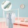 HJYPYJ Magic Hanger,Adjustable PP Folding Hanger,Space-Saving Organizer Hangers,Suitable for Balcony Wardrobe,Load-Bearing 10Kg Non-Slip/Green / 430mm