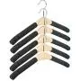 10PCS Durable Solid Wood Clothes Hanger Sponge Household Shops Laundry Holder Random Color 10PCS Durable Solid Wood Clothes Hanger Sponge Household Shops Laundry Holder Random Color