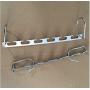 6pcs Clothes Hanger Hanging Chain Stainless Cloth Closet Shirts Tidy Save Space Organizer Magic Hangers for Clothes