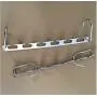 6pcs Clothes Hanger Hanging Chain Stainless Cloth Closet Shirts Tidy Save Space Organizer Magic Hangers for Clothes