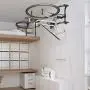 Zero Gravity Racks Zero Gravity Bike Rack - Solid Wall Mounted Bike Storage Rack for Home or Garage - Patented Bike Holder/Bicycle Hanger System (Powder Coat Finish)