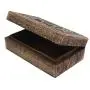 DharmaObjects Triple Moon Hand Carved Jewelry Trinket Keepsake Wooden Storage Boxes (Triple Moon, Large)