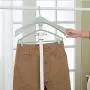 HJYPYJ Magic Hanger,No Trace PP Folding Hanger,Rotate Telescopic Trouser Hangers,for Balcony/Wardrobe Durable/Blue / 1 pcs