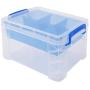 Super Stacker Divided Storage Boxes with Removable Tray, 10 x 7.5 x 6.5 Inches (37375)