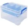 Super Stacker Divided Storage Boxes with Removable Tray, 10 x 7.5 x 6.5 Inches (37375)