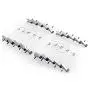 MingXiao New 10PC Stainless Steel Clip Clothes Stand Hanger Pants Skirt Kid Clothes Grip