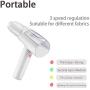 ZZYJYALG Hanging Ironing Machine Plastic Metal Handheld Transparent Water Tank Household Portable High Temperature Ironing Clothes Foldable Curtains Travel Bed Sheets Dormitory (White)