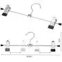 OUNONA Stainless Steel Clothes Drying Hanger with Clips Pants Drying Rack 20pcs OUNONA Stainless Steel Clothes Drying Hanger with Clips Pants Drying Rack 20pcs