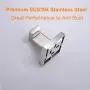 Nolimas Bath Towel Hook SUS 304 Stainless Steel Square Clothes Towel Coat Robe Hook Cabinet Closet Door Sponges Hanger for Bath Kitchen Garage Heavy Duty Wall Mounted, Chrome Polished Finish,2Pack Nolimas Bath Towel Hook SUS 304 Stainless Steel Square Clothes Towel Coat Robe Hook Cabinet Closet Door Sponges Hanger for Bath Kitchen Garage Heavy Duty Wall Mounted, Chrome Polished Finish,2Pack