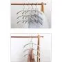 ZTMN Hanger Seamless Non-Slip Clothing Support Household Clothes Rack Adult Hanger Plastic Hanger (Color : Blue)