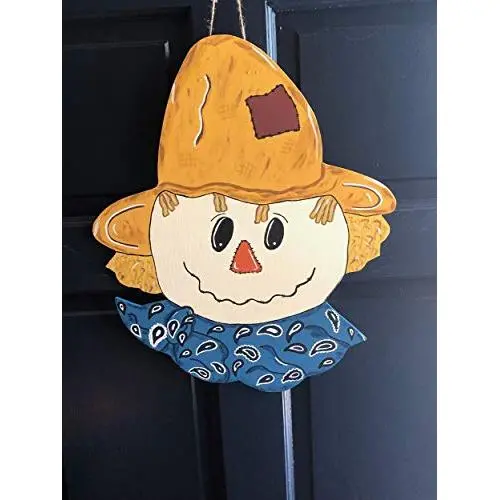 Scarecrow Door Hanger, Fall Door Hanger, Scarecrow Head Door Hanger, Fall Wood Door Hanger, Wood Door Hanger, Scarecrow Wood Door Hanger Scarecrow Door Hanger, Fall Door Hanger, Scarecrow Head Door Hanger, Fall Wood Door Hanger, Wood Door Hanger, Scarecrow Wood Door Hanger