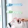 Falytemow Portable Window Drying Rack Clothes Hangers Holder Window Frame Door Windowsill Balcony Laundry Drying Rack Pack of 2