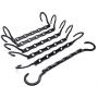 10pcs Clothes Hanger Plastic Portable Travel Folding Convenient Storage Home Bedroom Storage Holder Plastic Clothes Hangers