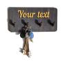 Custom key hanger with your text is made by hand for decorating and storing