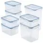 Lock & Lock HPL809BS Easy Essentials Storage Food Storage Container Set / Food Storage Bin Set - 14 Piece, Clear Lock & Lock HPL809BS Easy Essentials Storage Food Storage Container Set / Food Storage Bin Set - 14 Piece, Clear