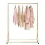 WZP Clothing Display Stand,Nano Gold Hanger,Simple Modern Clothing Store,Household Removable Hanger Floor-Standing/Golden / 120×165CM WZP Clothing Display Stand,Nano Gold Hanger,Simple Modern Clothing Store,Household Removable Hanger Floor-Standing/Golden / 120×165CM