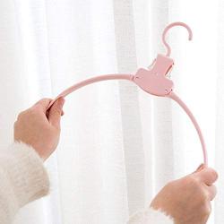 Youlixuess Best Home Portable Folding Clothes Hangers for Travel Foldable Hanger(6 Pack )