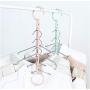 10PC Random Color 5 Holes Shirts Clothes Hanger Holders Windproof Multifunctional Folding Drying Storage Rack Clothing Hanger Wardrobe Organizer 10PC Random Color 5 Holes Shirts Clothes Hanger Holders Windproof Multifunctional Folding Drying Storage Rack Clothing Hanger Wardrobe Organizer
