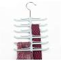 5pcs Random Color Tie Scarf Scarves Hanger Clothes Racks Multi-Layer Fish Skeleton Storage Rack Hanging Coat Organizer Holder