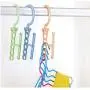 10pcs Random Color Plastic 5 Circle Multilayer Windproof Clothes Hanger, Organizer Fixed Holder Storage Racks Buckle Hanger Anti-Slip Home 10pcs Random Color Plastic 5 Circle Multilayer Windproof Clothes Hanger, Organizer Fixed Holder Storage Racks Buckle Hanger Anti-Slip Home