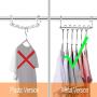 Giftol Metal Space Saving Hangers 12 Slots New Version Hanger Magic Cascading Hanger Closet Wardrobe Clothes Organizer(4 Pack) Giftol Metal Space Saving Hangers 12 Slots New Version Hanger Magic Cascading Hanger Closet Wardrobe Clothes Organizer(4 Pack)