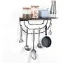 MXARLTR Floating Shelf Wall Mounted, Sturdy Iron Shelf for Kitchen, Bathroom Decor Storage Key Hooks Shelf with Hooks MXARLTR Floating Shelf Wall Mounted, Sturdy Iron Shelf for Kitchen, Bathroom Decor Storage Key Hooks Shelf with Hooks