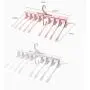 EvaroFly Multipurpose Folding Hanger, Save Space Storage Clothes Hanger, Household Travel -White 52x42cm