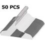 LEMY 50PCS/Lot Non-Slip Plastic Hangers Ultra Lightweight Closet Clothes Organizer with Non Slip Stripes,No Sticky Velvet,Great for Dress,Skirts,Sweater,Coat