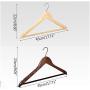 5pcs Random Color Hanger Hangers for Clothes Cothes Hanger Adult Hanger Clothing Store Retro Clothing Support Hotel Anti-Skid Hanger