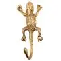 Indianshelf Handmade 1 Artistic Vintage Golden Aluminum Lizard Clothes Hooks Hangers/Coat Hooks Wall Mounted Indianshelf Handmade 1 Artistic Vintage Golden Aluminum Lizard Clothes Hooks Hangers/Coat Hooks Wall Mounted