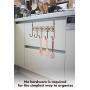 Youdepot Over The Door 5 Hanger Rack - Decorative Metal Hanger Holder for Home Office Use Youdepot Over The Door 5 Hanger Rack - Decorative Metal Hanger Holder for Home Office Use