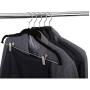 8pcs Velvet Clothes Hangers Premium Non-Slip Clothes Hangers with Clips for Dress Jackets Coats Clothes Pants