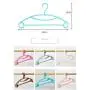SAASNY Plastic Hangers Standard Hangers,Pack of 30 Width 40 cm Green- Non Slip Clothes Hangers,Heavy Duty Coat Hangers,Ultra Thin Space Saving,for Drying and Storage