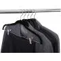 8pcs Velvet Clothes Hangers Premium Non-Slip Clothes Hangers, with Clips for Dress Jackets Coats Clothes Pants