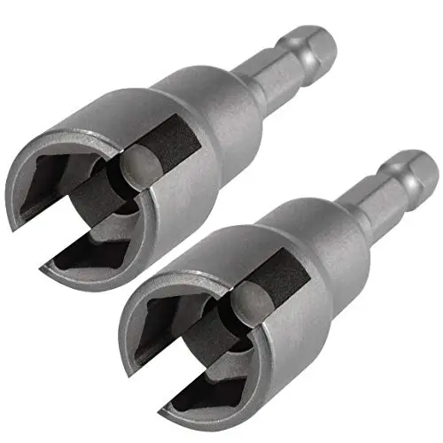 PAGOW 2-Pack Hurricane Wingnut Driver - Wing Nut Drill Bit Socket Tool, 1/4" Hex Shank for Panel Nuts, Screws Eye C Hook & Q-Hanger, Steel PAGOW 2-Pack Hurricane Wingnut Driver - Wing Nut Drill Bit Socket Tool, 1/4" Hex Shank for Panel Nuts, Screws Eye C Hook & Q-Hanger, Steel