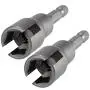 PAGOW 2-Pack Hurricane Wingnut Driver - Wing Nut Drill Bit Socket Tool, 1/4" Hex Shank for Panel Nuts, Screws Eye C Hook & Q-Hanger, Steel PAGOW 2-Pack Hurricane Wingnut Driver - Wing Nut Drill Bit Socket Tool, 1/4" Hex Shank for Panel Nuts, Screws Eye C Hook & Q-Hanger, Steel