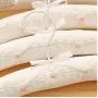 10 Pcs Color Random White Khaki Cotton Fabric Padded Clothes Hanger for Kids Children, Cute Pretty Flower Coat Hanger 10 Pcs Color Random White Khaki Cotton Fabric Padded Clothes Hanger for Kids Children, Cute Pretty Flower Coat Hanger