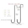 Lunmore Over The Door Hook Heavy Duty Door Hanger for Home Kitchen Office