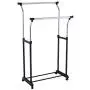 Cypresshop Garment Rack Double Rail Adjustable Rolling Clothes Hanger Laundry Drying Rack Cypresshop Garment Rack Double Rail Adjustable Rolling Clothes Hanger Laundry Drying Rack