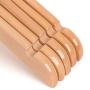 dailymall 20 Pieces Kids Baby Toddler Wooden Hangers Clothes Coat Hangers Non-Slip Bar