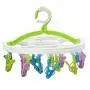 uxcell Plastic Home Bathroom 16 Clips Swivel Hook Clothes Underwear Socks Hanger Rack uxcell Plastic Home Bathroom 16 Clips Swivel Hook Clothes Underwear Socks Hanger Rack