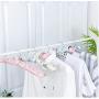 5pcs Random Color Soft Sponge Clothing Storage Racks Coat Clothes Hanger Anti Pleats Garment Storage Holder Wardrobe Laundry Drying Rack Organizer