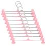Vivi&2annie Affordable 10pcs PVC Clip Hangers Adjustable Hangers Clothes Coat Baby Skirt Trouser(None 1)