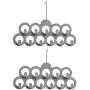 fayle Clothes Hanger 2PCS Belts Ties Durable Space Saving Closet Home Swivel Hook Flexible 11 Holes Velvet Scarf Rack Non Slip Organizer Multifunctional(Grey)