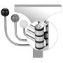 Over The Door Clothes Holder Swivel Removable Coats Hook, Heavy Duty Folding Coat Hooks with Multi Three Foldable TowelClothes Hanger for BathroomKitchenGarageWall MountPursesHatsScarves