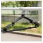 10pcs 40cm Adult dip Slip-Resistant Metal Hanger Clothes Hanging Multicolour Hangers for Clothes Random Color