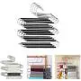 5pcs Random Color Multi-Functional Pants Rack Shelves Stainless Steel Wardrobe Magic Hanger S-Shape Clothes Hangers Storage Rack 5pcs Random Color Multi-Functional Pants Rack Shelves Stainless Steel Wardrobe Magic Hanger S-Shape Clothes Hangers Storage Rack