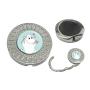 Sonva Purse Hanger Folding Handbag Hook - Cute Hippo Table Hook Folding Bag Desk Hanger Foldable Holder